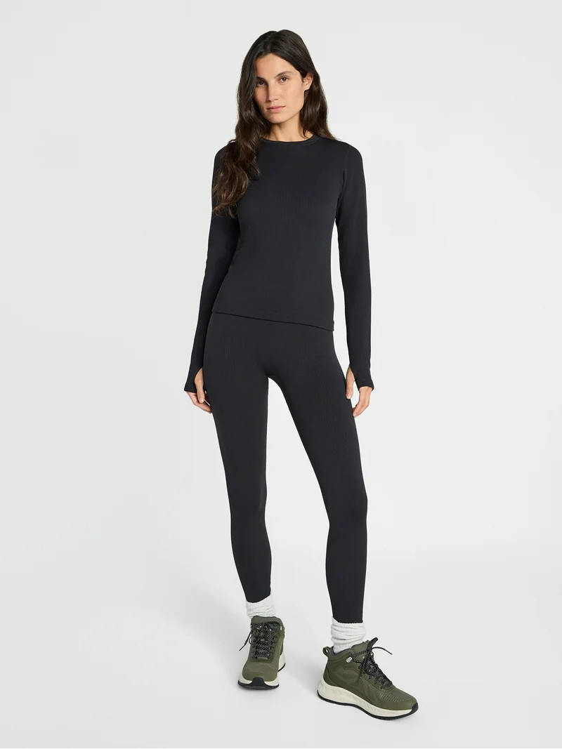 Ozark Trail Women's Warmer Thermal Seamless Fleece Bottom, Sizes XS-XXL | Walmart (US)