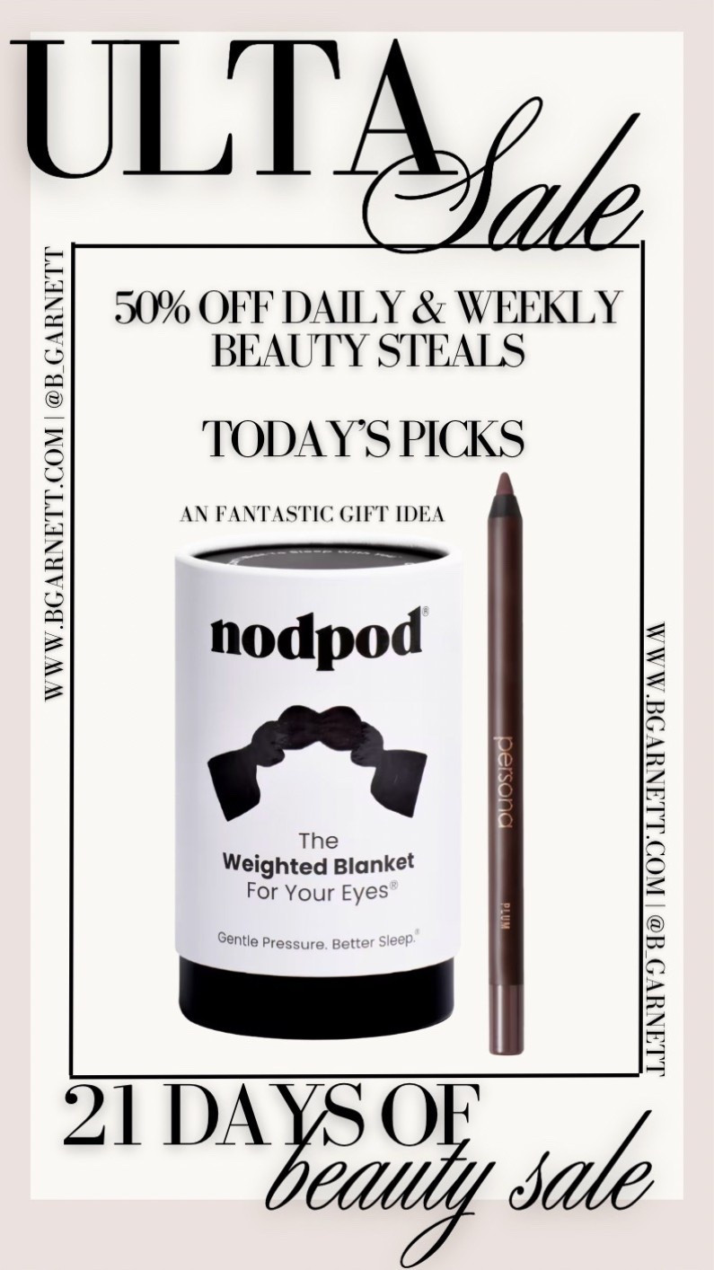 Ulta 21 Days of Beauty Sale picks from today

Gift ideas | nodpod | sale finds | ulta sale | persona eye liner | eye liner 

#LTKSaleAlert #LTKBeauty #LTKSpringSale