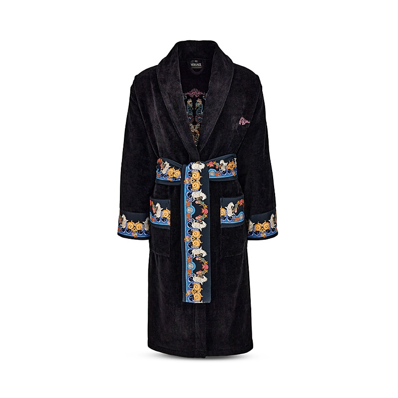 Versace Coral Theatre Terry Bath Robe | Bloomingdale's (US)