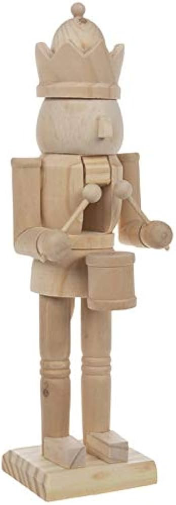 Wood Nutcracker With Drum Christmas Decoration Gift | Amazon (US)