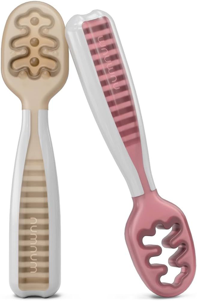 NumNum Baby Spoons Set, Pre-Spoon GOOtensils for Kids Aged 6+ Months - First Stage, Led Weaning (... | Amazon (US)