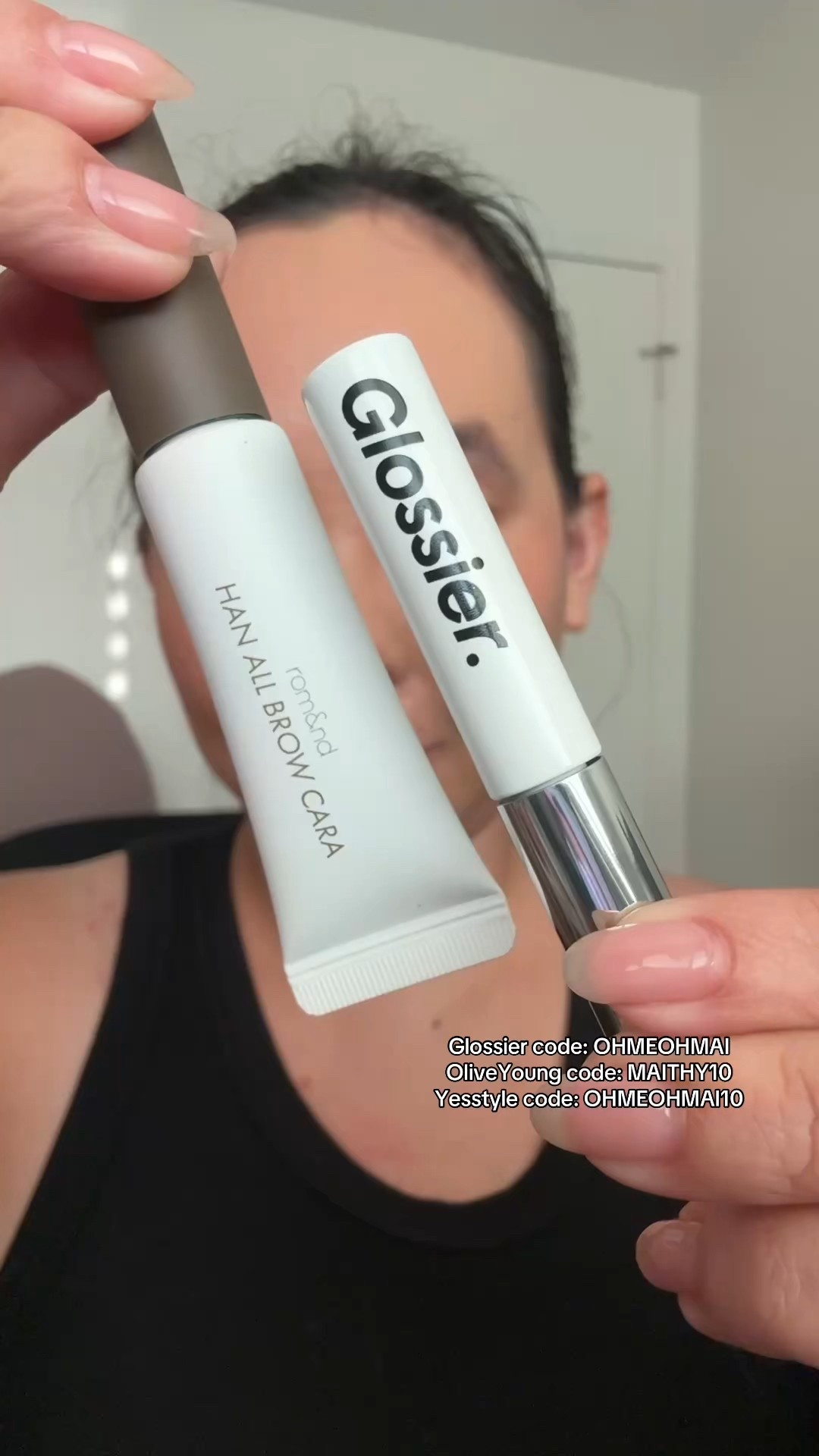 A quick try on and comparison of two brow gels from Rom&nd and Glossier, trying to see which one suits my black hair better 

#LTKBeauty