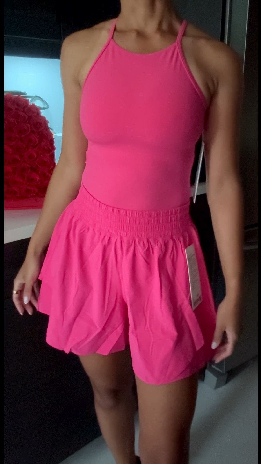 @lululemon  flamingo pink tone !🦩

flow y high neck tank, shake it out short, running, Pilates, yoga, lounge, athleisure, petite.

#LTKfitnessgoals #LTKPetite #LTKActive