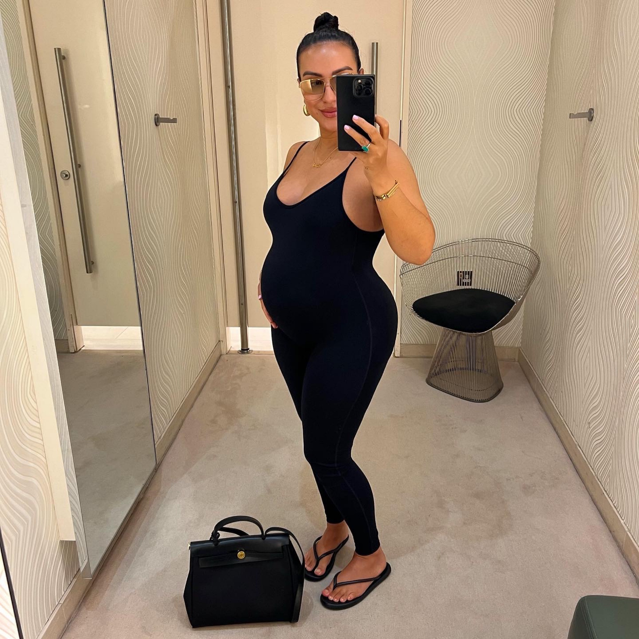 Finding something comfy and chic when pregnant is not easy. I love this jumpsuit from 4th&Reckless, it’s super stretchy and is not maternity so I can’t wear it after the baby is born. 

#LTKbump #LTKstyletip #LTKeurope