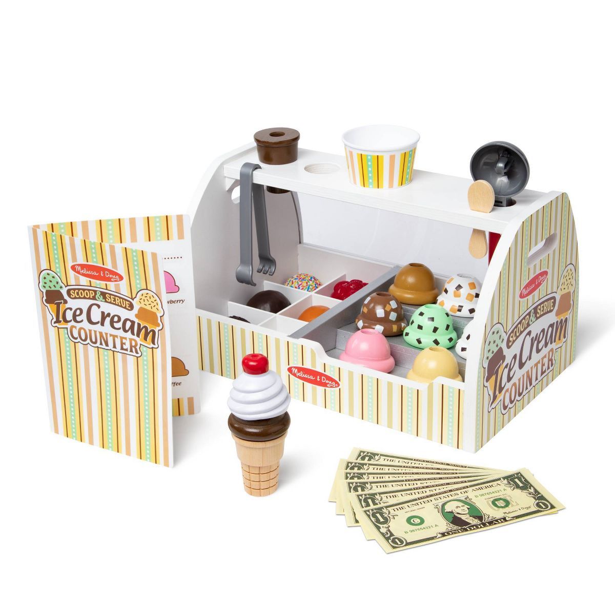 Melissa & Doug Scoop & Serve Ice Cream Counter | Target