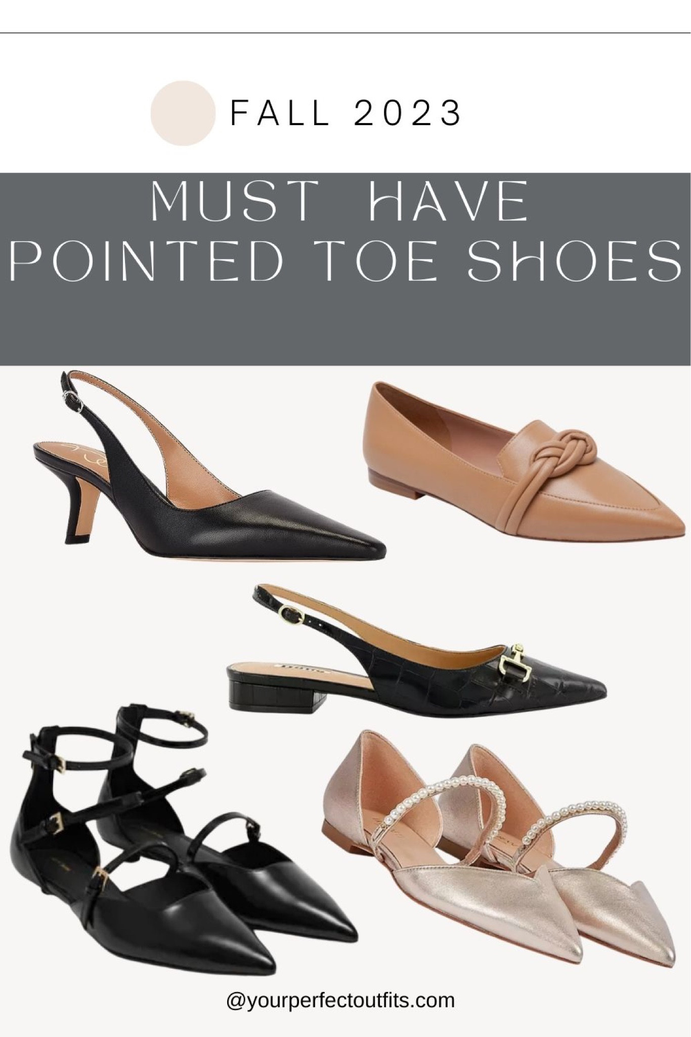 Favorite pointed toe shoes for fall 2023 
Trending shoes 
Fall outfits 

#LTKfindsunder100 #LTKshoecrush #LTKSeasonal