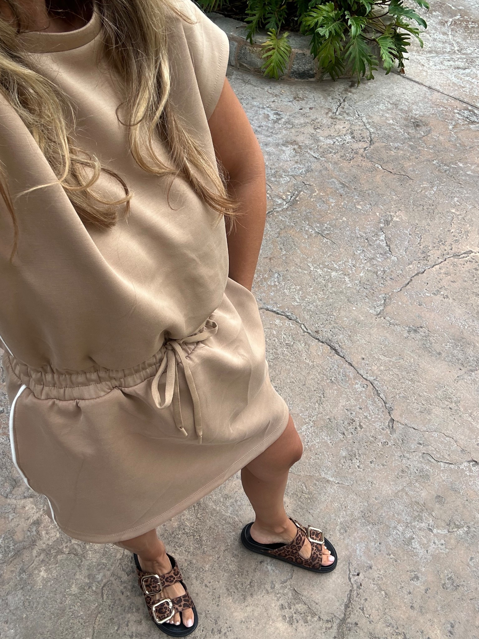 Another day and other drop off/ pick up outfit. This one is so comfy and easy to throw on, the fabric is so soft and comfortable.  Little casual dress also great for weekend outfit or tennis and pickleball 

#LTKActive #LTKFindsUnder50 #LTKOver40