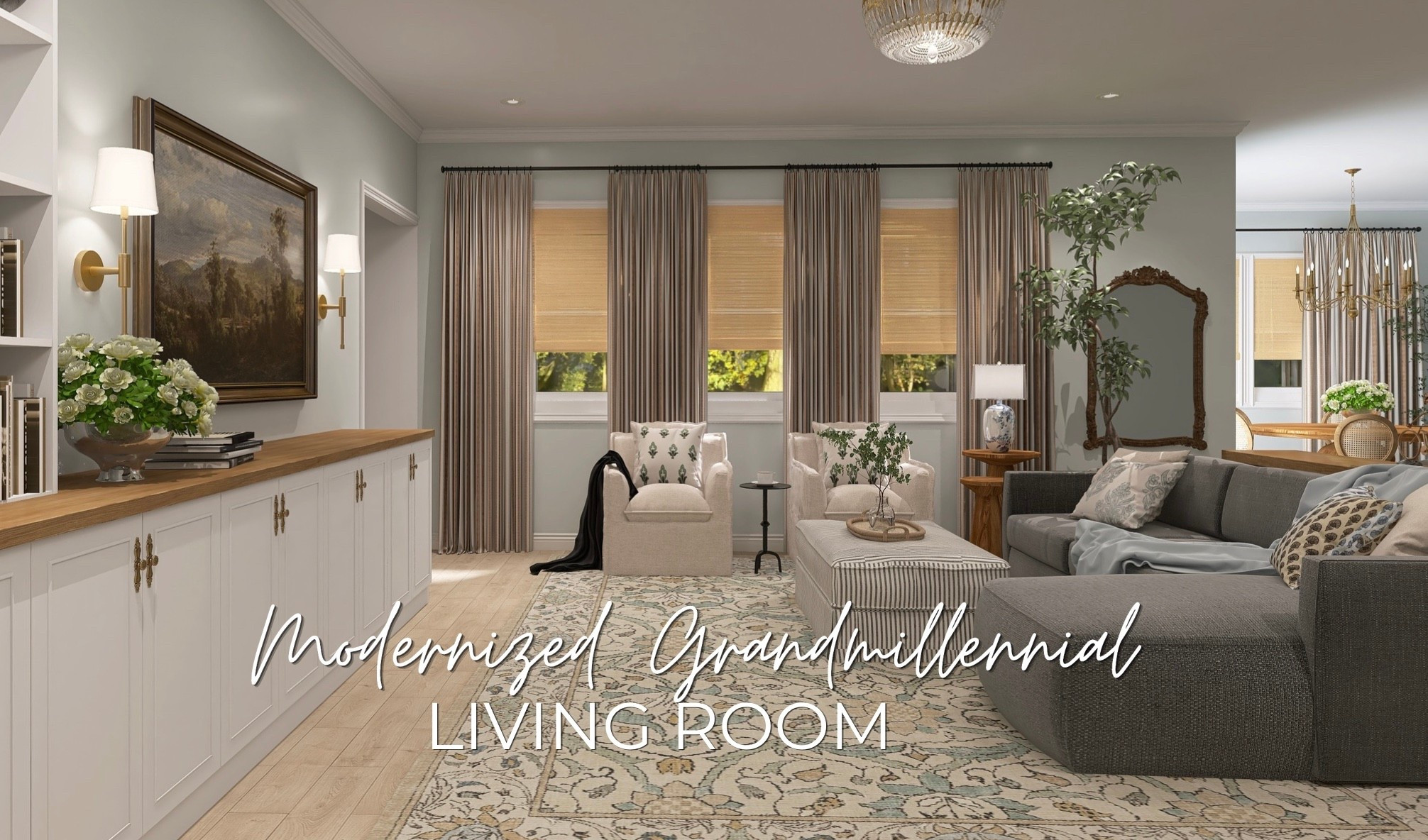 Designed by Brandy
Modernized Grandmillenial Living Room 

#LTKSeasonal #LTKHome #LTKmomlife