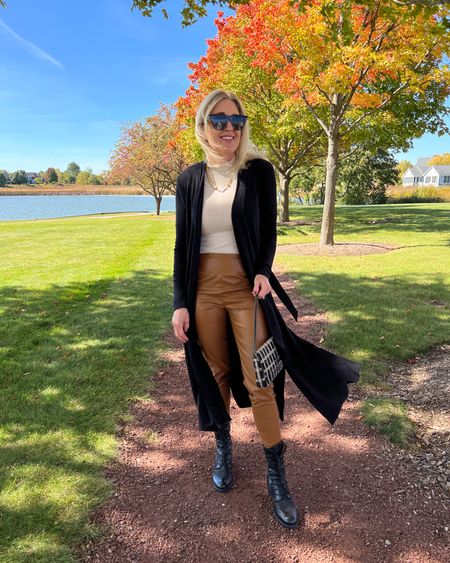 Fall outfit with faux leather leggings.

Use code DOUSED10 for 10% off at Gibsonlook.



#LTKSeasonal #LTKunder100 #LTKstyletip