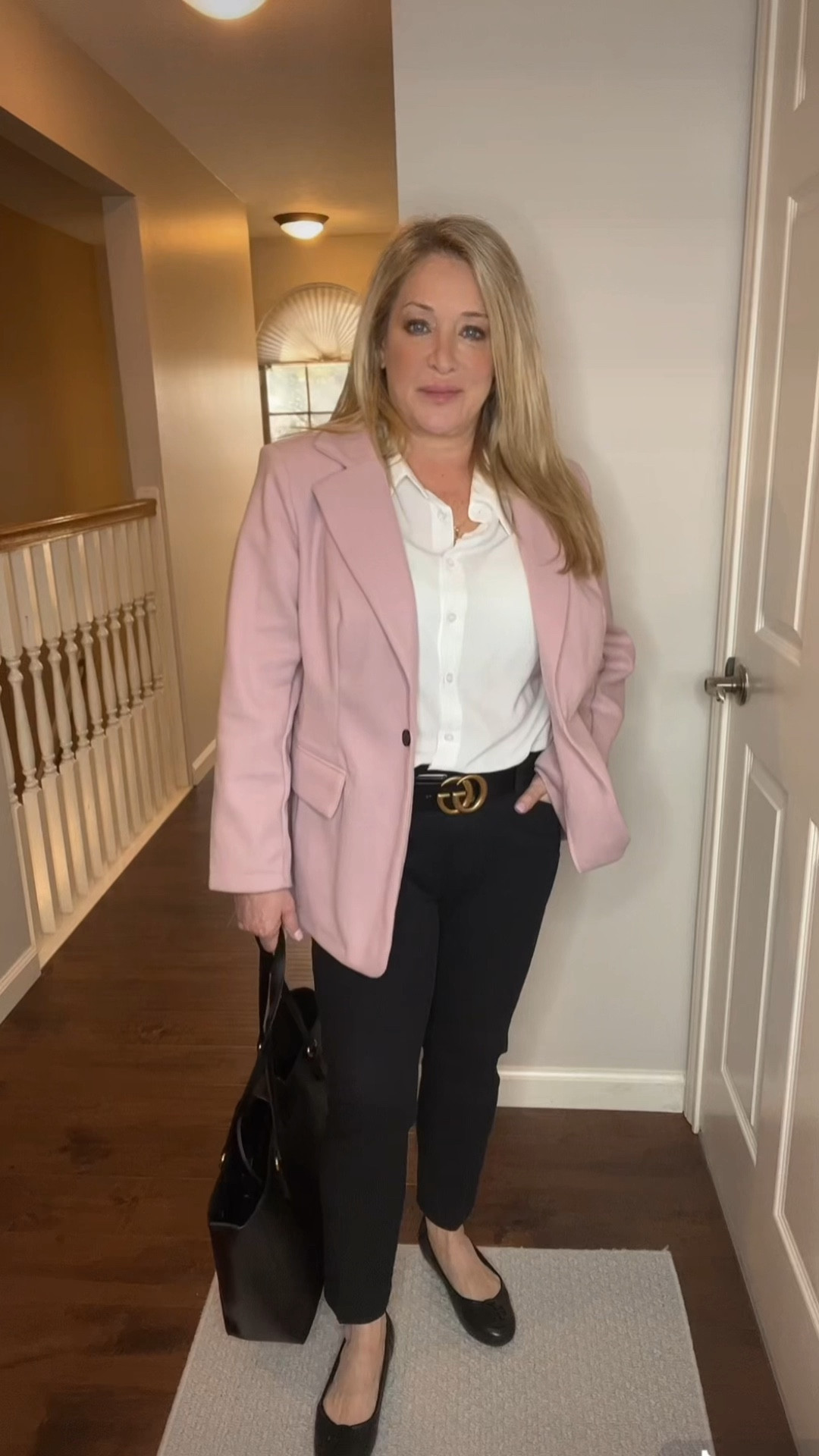 Casual workwear
For reference button up shirt, size XLg, Black pants size 8 petite, Jacket size XLg 

#LTKitbag #LTKVideo #LTKshoecrush