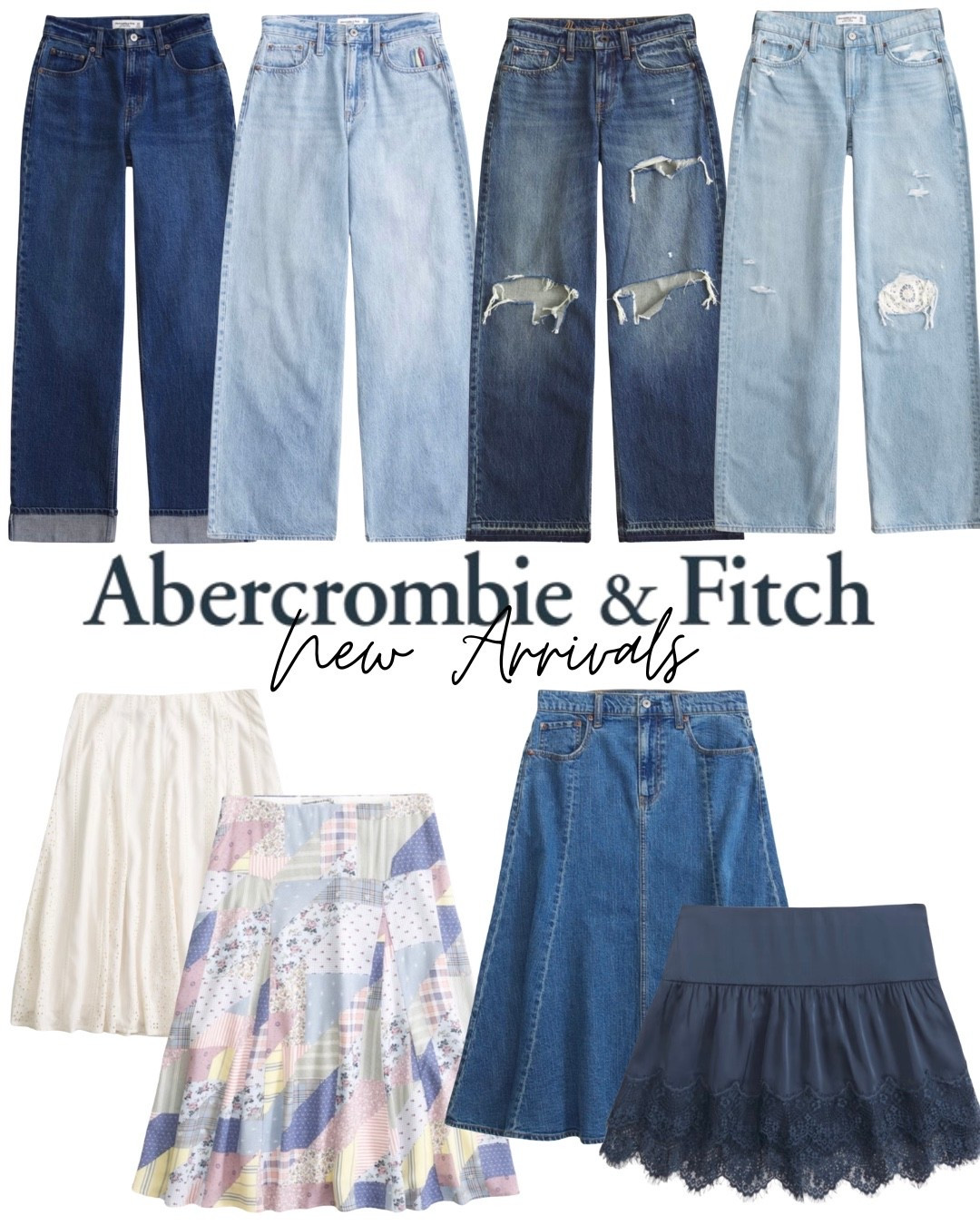 Abercrombie New Arrivals 💙🤍

#LTKAbercrombie #AbercrombieStyle #AbercrombieFinds #AbercrombieNewArrivals #AbercrombieDenim #AbercrombieSkirt #DenimStyle #SpringStyle #CasualChic #LTKStyle  

#LTKWorkwear #LTKSeasonal #LTKFestival