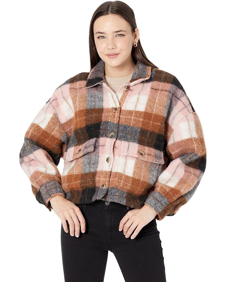 Saltwater Luxe Andi Long Sleeve Plaid Jacket | Zappos