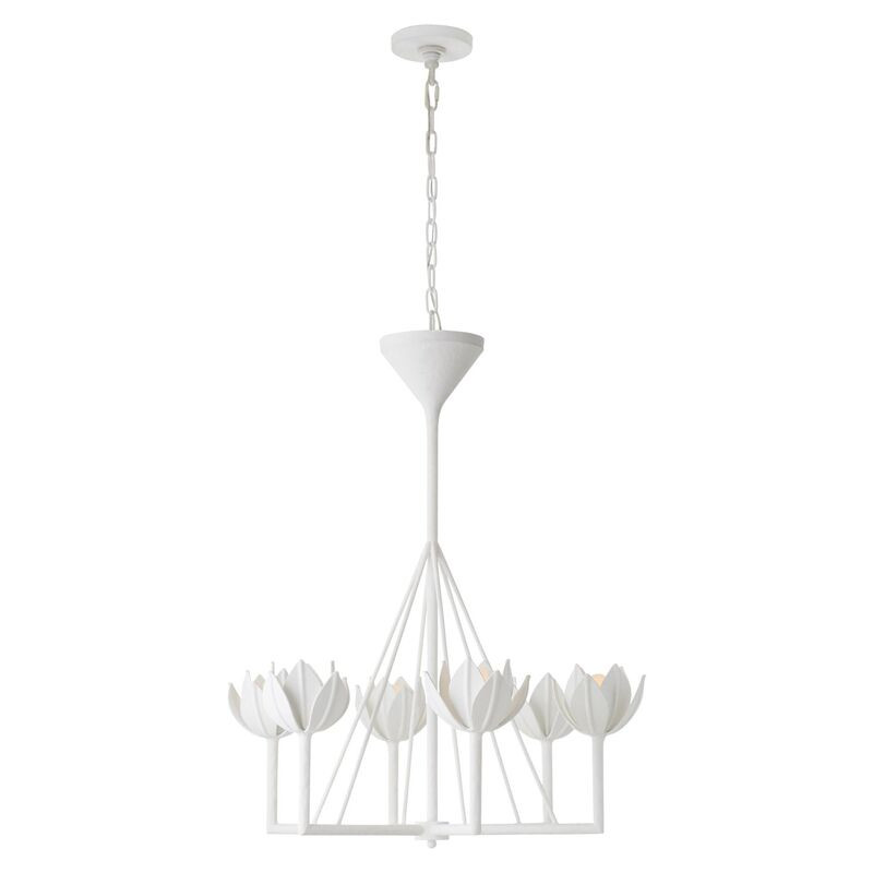 Alberto Small Single-Tier Chandelier, Plaster White | One Kings Lane