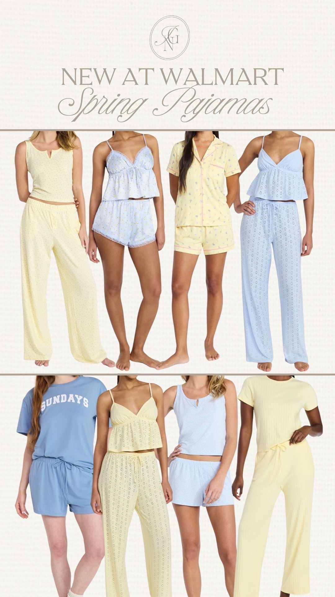 Trending for spring 🌼 butter yellow & baby blue ✨

These pjs are the cutest and all under $20

#pajamas #springpjs #womenspajamas #pjset #spring #walmart #walmartfind #walmartfashion

#LTKSeasonal #LTKselfcare #LTKootd