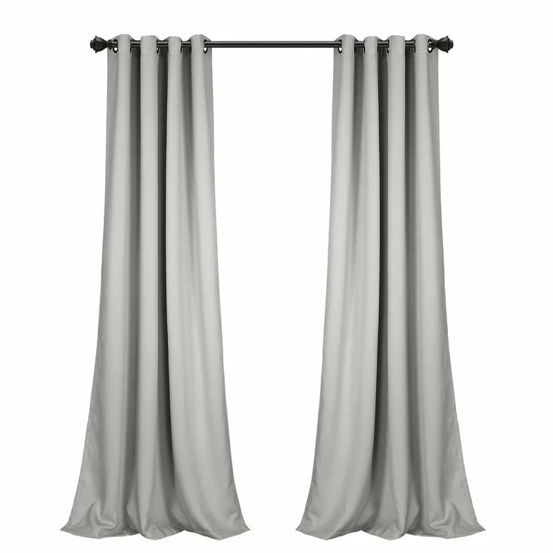 Ketterman Solid Color Blackout Thermal Curtain (Set of 2) | Wayfair North America