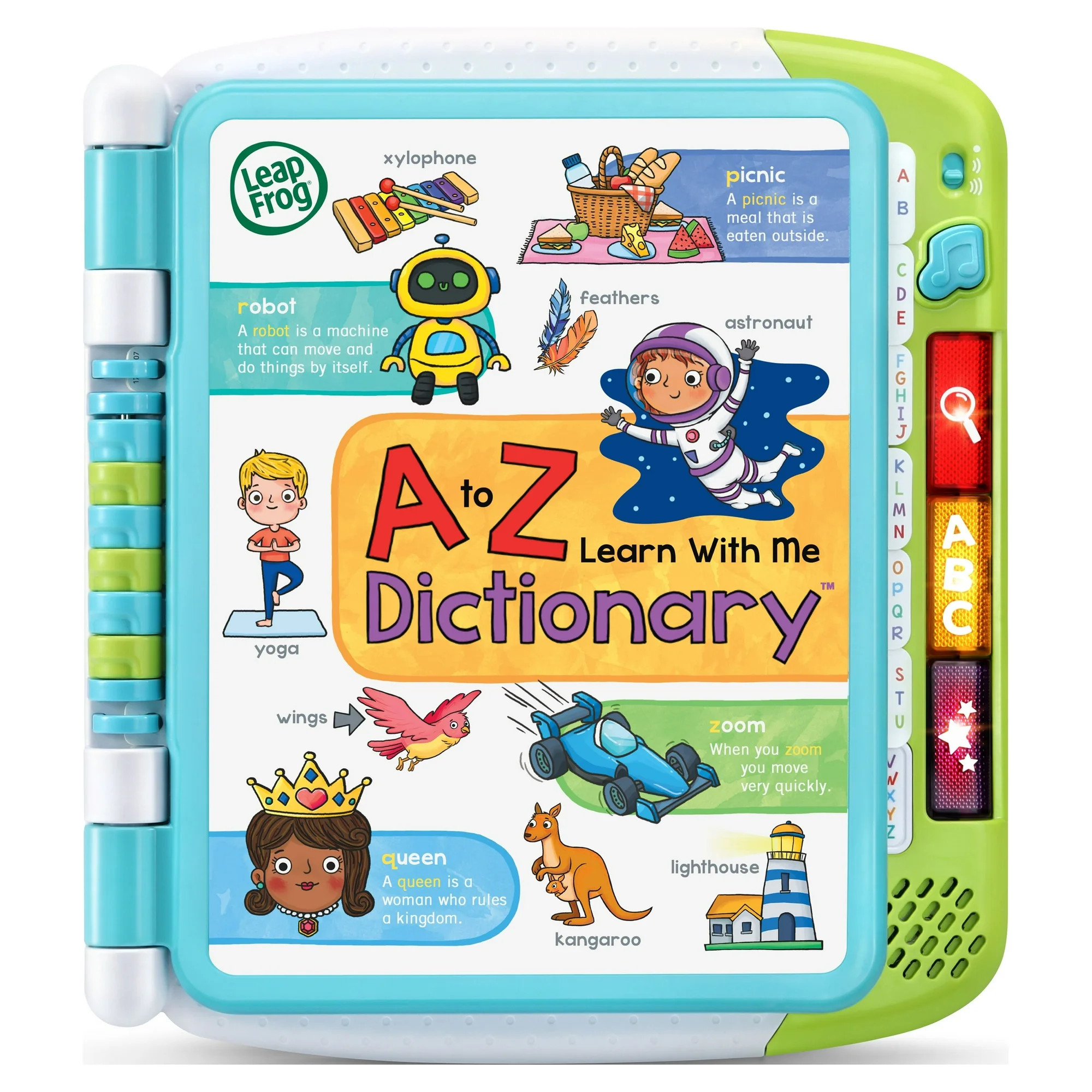 LeapFrog A to Z Learn With Me Dictionary, Preschool Interactive Book, Teaches Letters | Walmart (US)