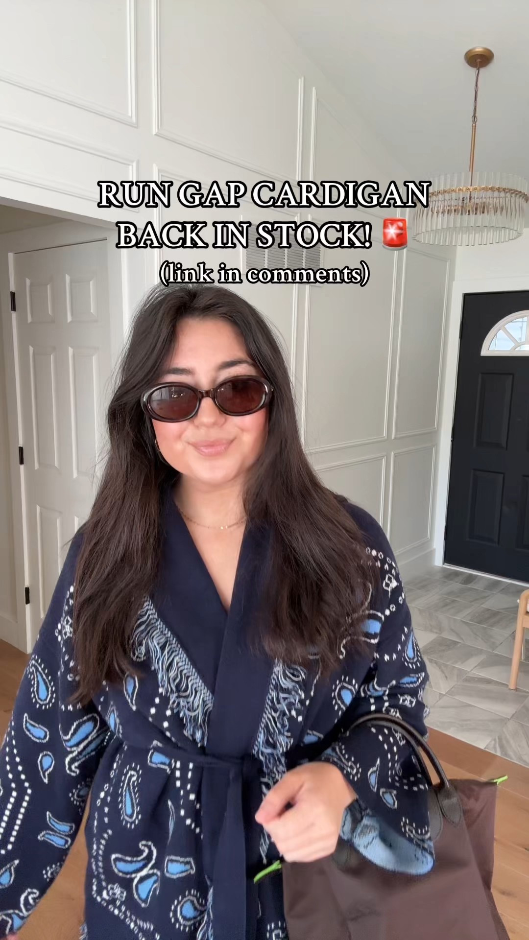 The viral gap fringe cardigan is back in stock! 