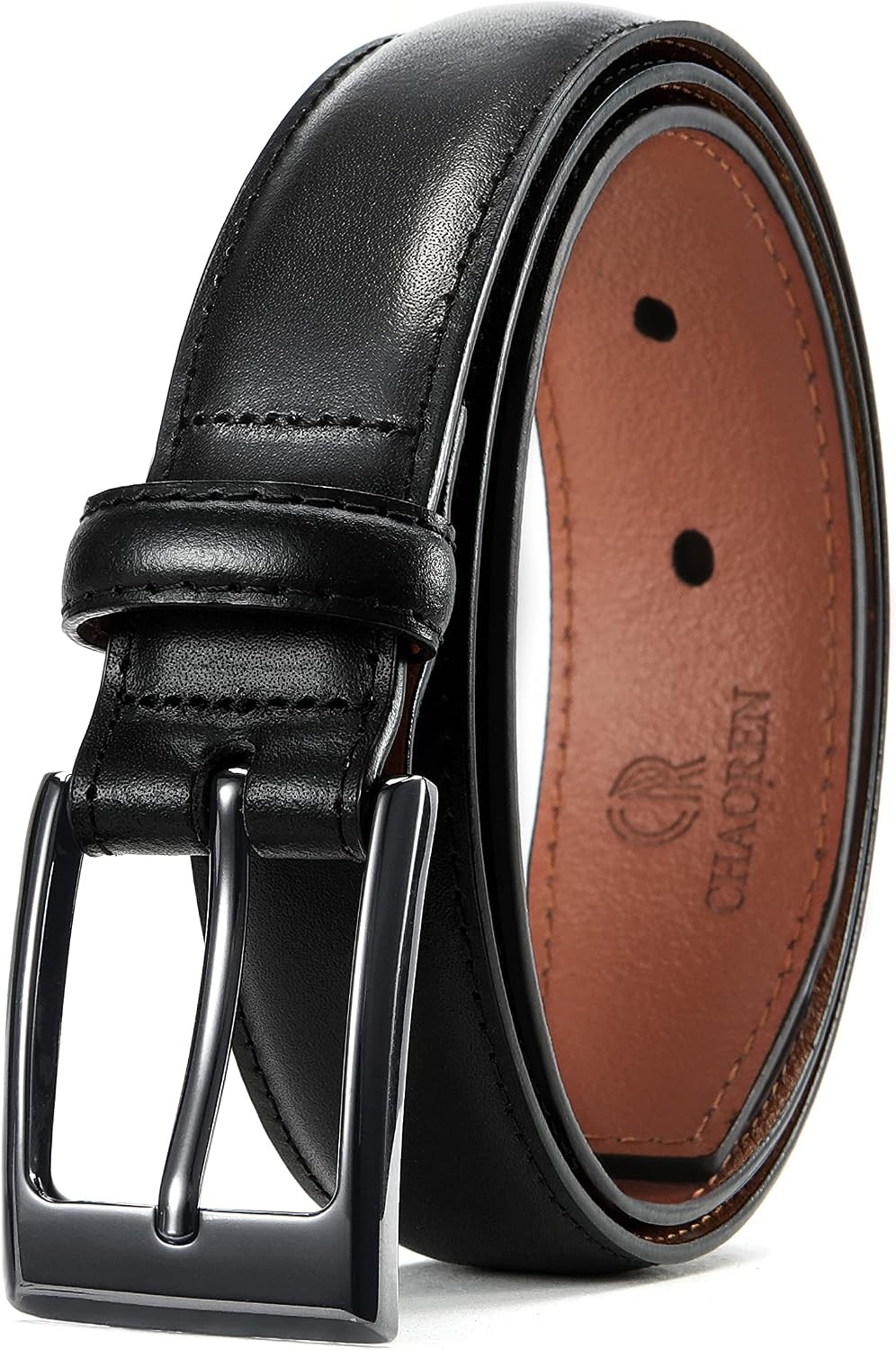 CHAOREN Mens Belts Leather Gift for Men - Ideal Match for Mens Dress Shoes | Amazon (US)