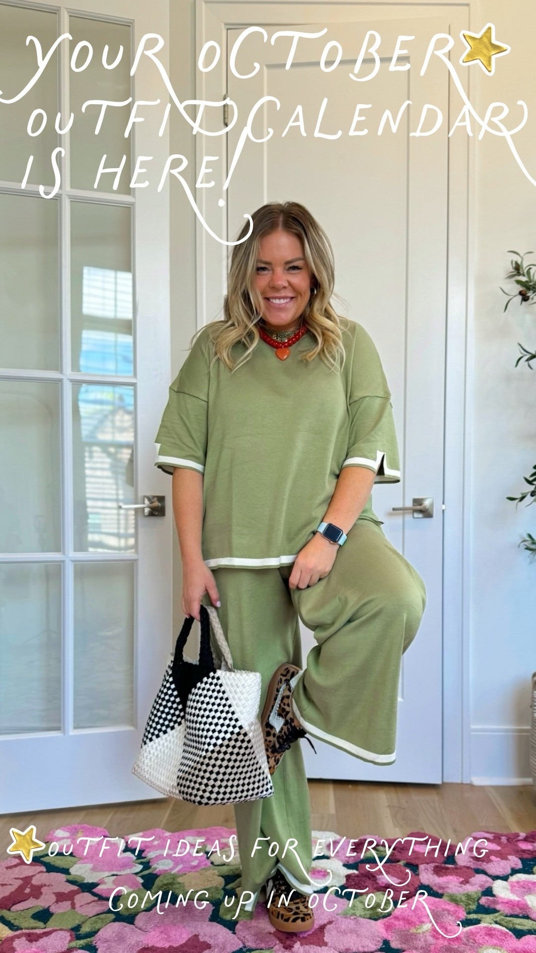 October outfits are here! Loving this set and how comfortable it is. 💚

#LTKootd #LTKgrwm #LTKSeasonal