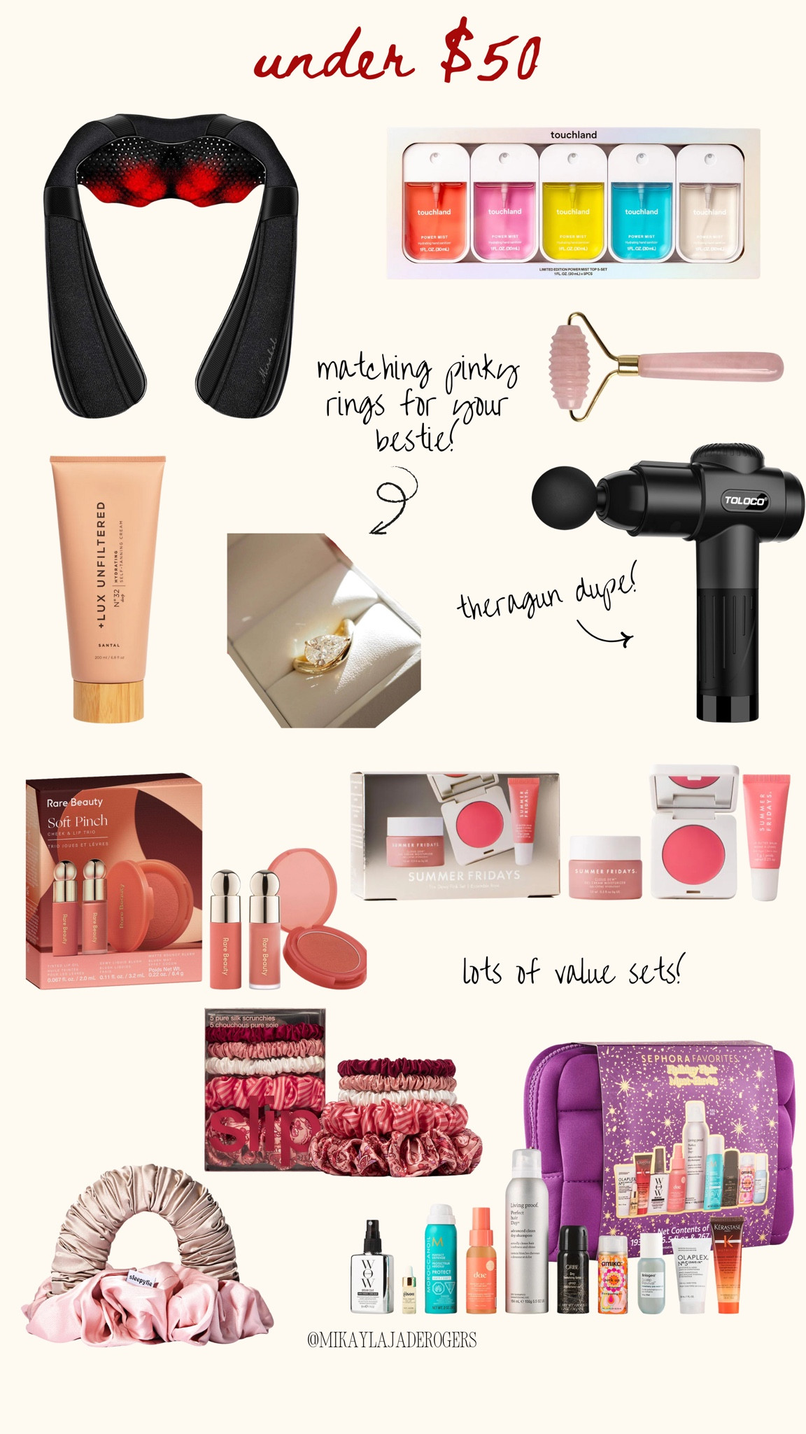 Budget-friendly gifts under $50 that look luxe, feel thoughtful, and make the perfect affordable present for anyone on your list.

#LTKCyberWeek #LTKGiftGuide #LTKHoliday