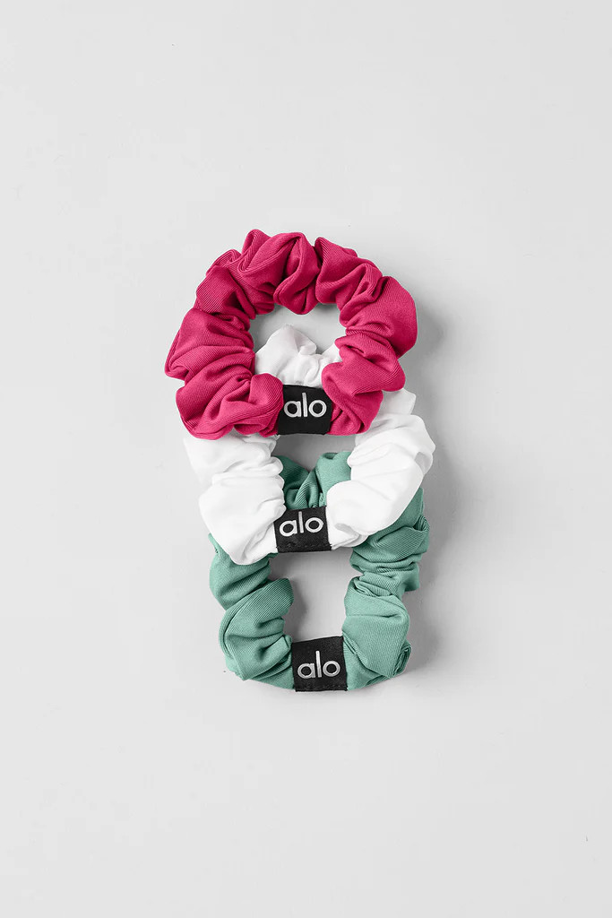 Fresh Mini Scrunchie 3-Pack | Alo Yoga (US)