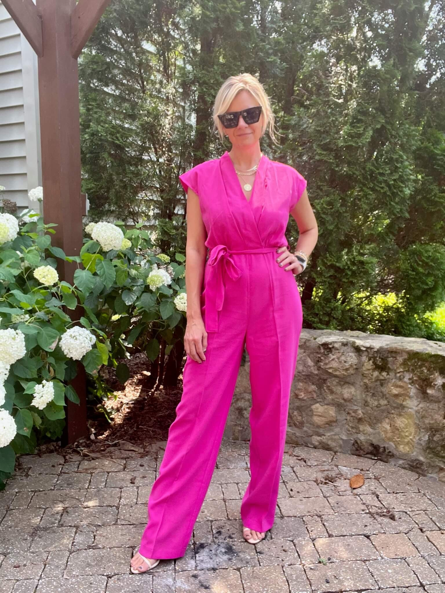 This hot pink jumpsuit is 🔥 and on sale for $80?!?  

Wear it dressy, wear it casual - regardless, yes pls 🙌🏻🙌🏻

#LTKFind #LTKsalealert #LTKwedding