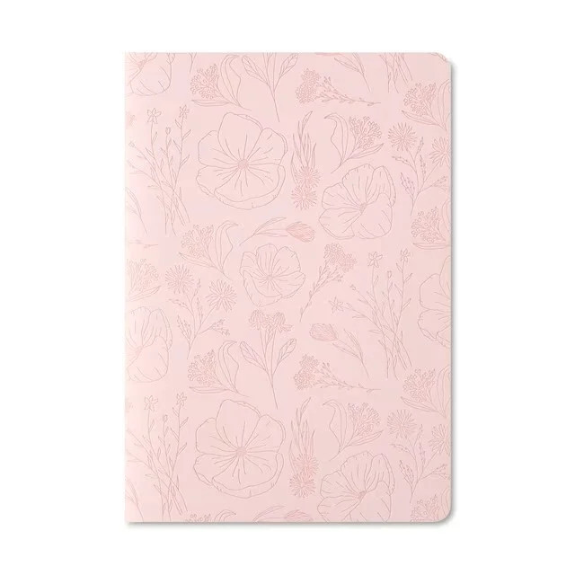 Pen + Gear Pink Stitched Spine Journal with Vegan Leather Cover | Walmart (US)