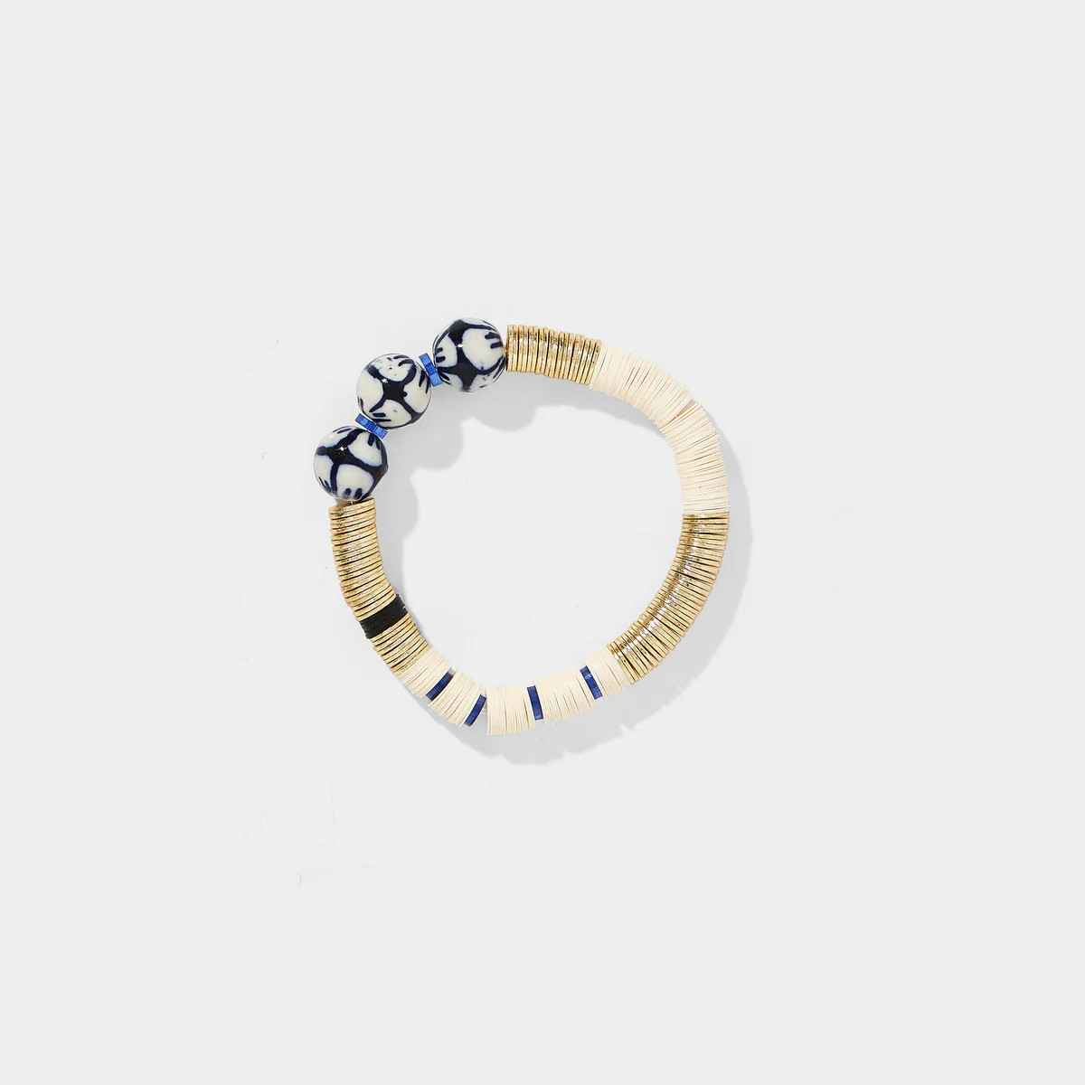 Whitecaps Vinyl Bracelet 8mm | Allie + Bess