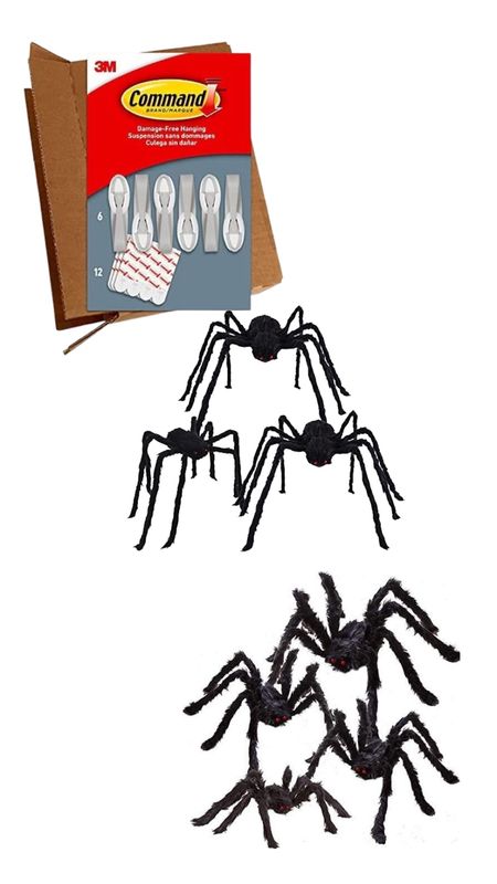 Everything you need to hang up spiders for your Halloween decor. Amazon is my go to for these items
Halloween 
Spiders
Command hooks
Amazon
Halloween decor 

#LTKHalloween #LTKSeasonal #LTKhome