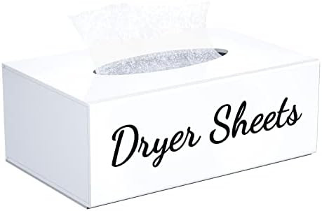 FEMELI Farmhouse Dryer Sheet Dispenser, Magnetic Dryer Sheet Holder for Laundry Room Decor & Organiz | Amazon (US)