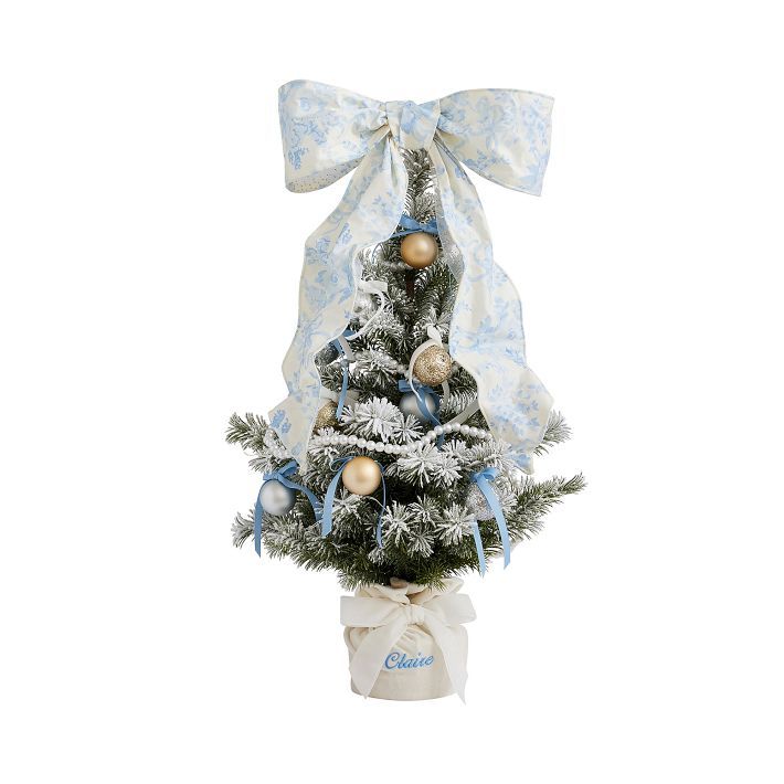 LoveShackFancy Decorated Mini Tree - Pink | Pottery Barn Teen