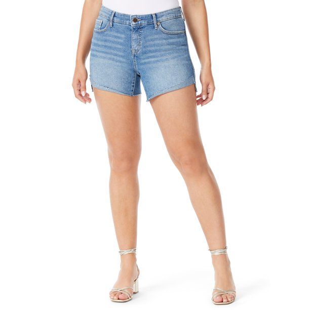 Sofia Jeans by Sofia Vergara Women’s Lila Mid-Rise Cuff Shorts | Walmart (US)