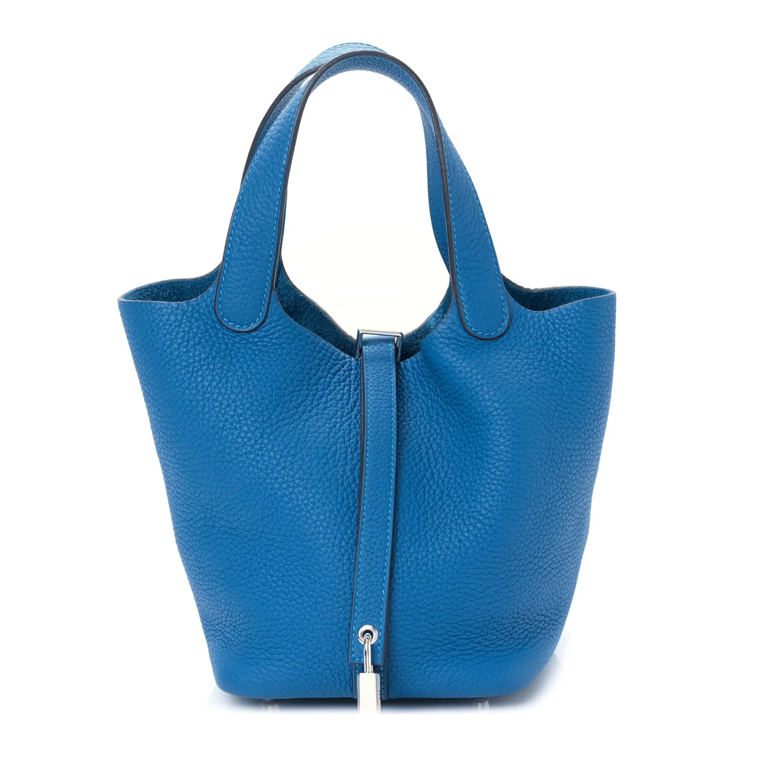 Taurillon Clemence Picotin Lock 18 PM Mykonos | FASHIONPHILE (US)