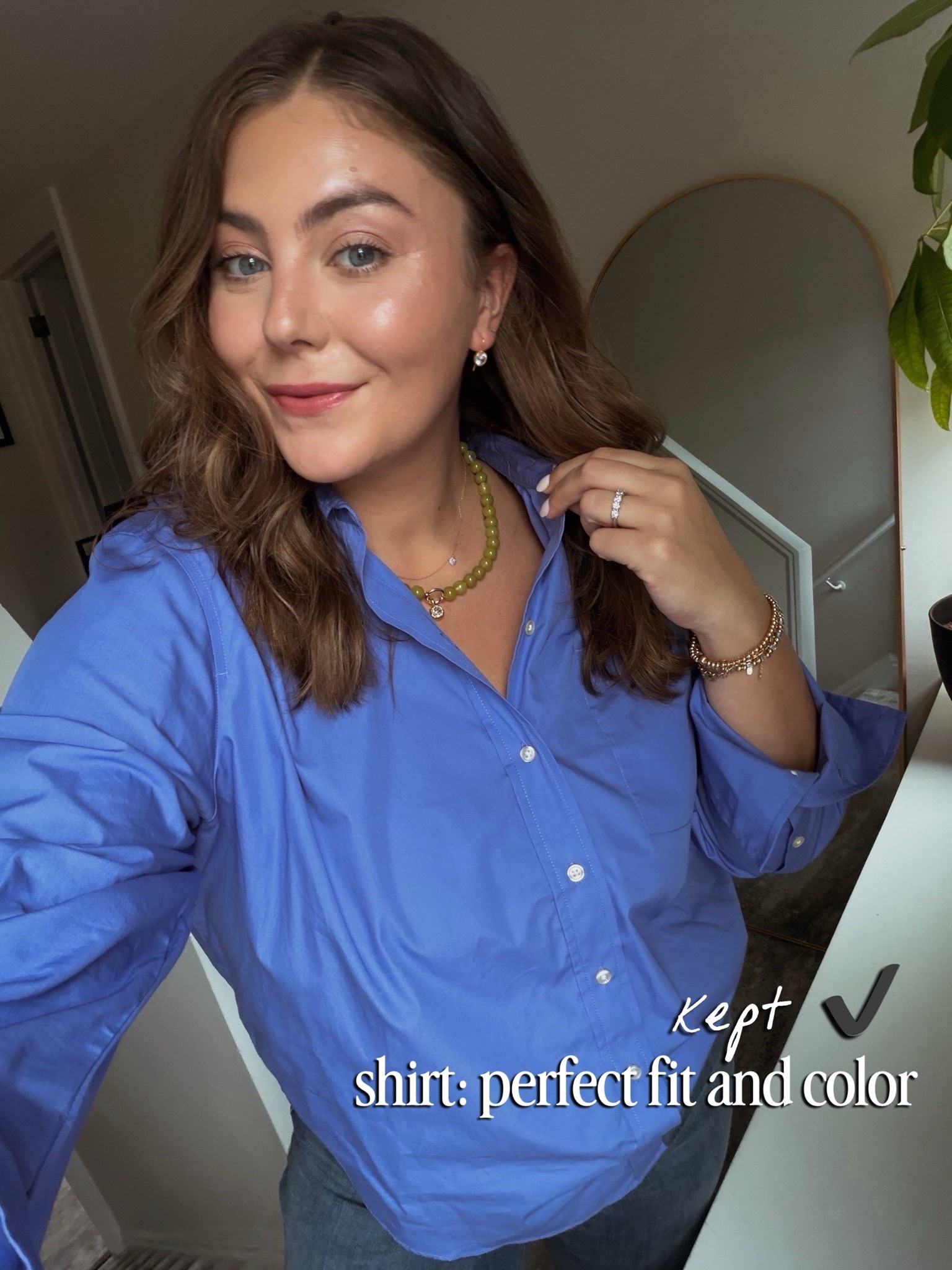 Westing size XL in button down & 16Plus in jeans. Use CARALYN15 at Good American. Lip is shade Sandwash Pink

#LTKSeasonal #LTKPlusSize #LTKootd