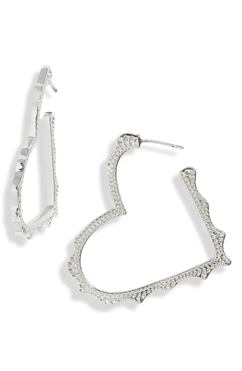 Sophee Heart Hoop Earrings | Nordstrom