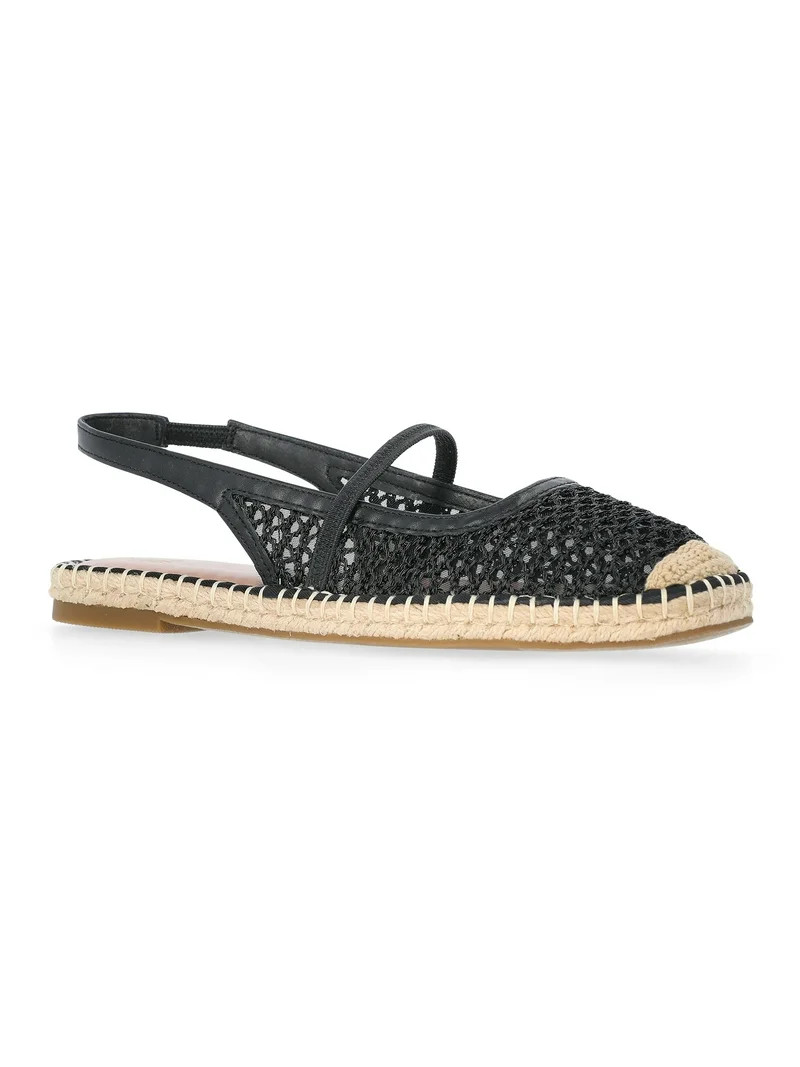 Time and Tru Women's Espadrille Slingback Shoes | Walmart (US)