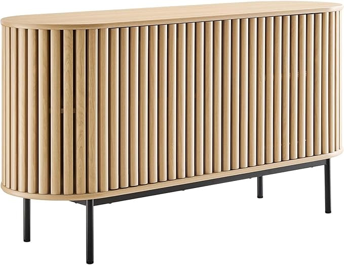 Modway EEI-6590-OAK Fortitude 59” Oval Sideboard, Oak | Amazon (US)