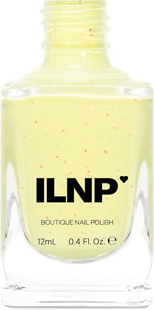 ILNP Lemon Cake - Pastel Lemon Yellow Speckled Nail Polish | Amazon (US)