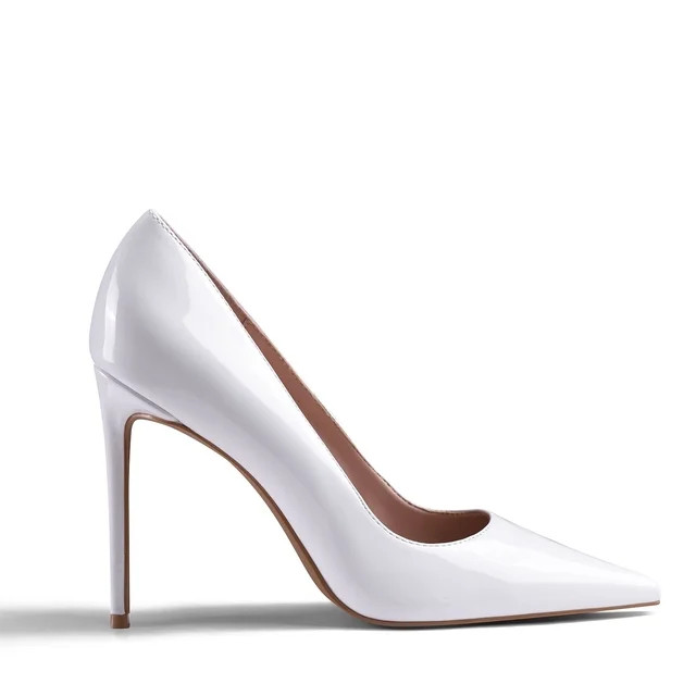 Zhabtuc Women Sexy High Heels Pointed Toe Stiletto Heels Closed toe Pumps Slip On Heels Prom Shoe... | Walmart (US)