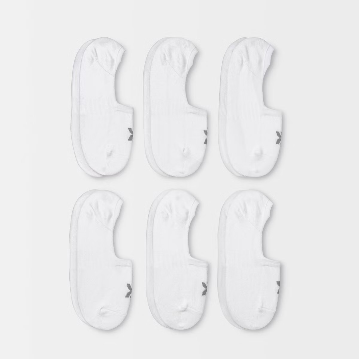 Women's Lightweight 6pk Liner Socks - All In Motion\u2122 White 4-10: Moisture Wicking, Arch Supp... | Target