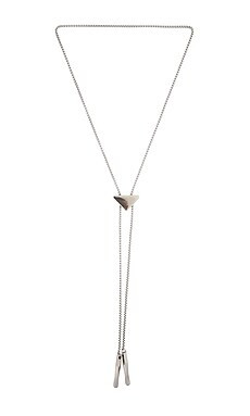 petit moments Tri Bolo Necklace in Silver from Revolve.com | Revolve Clothing (Global)