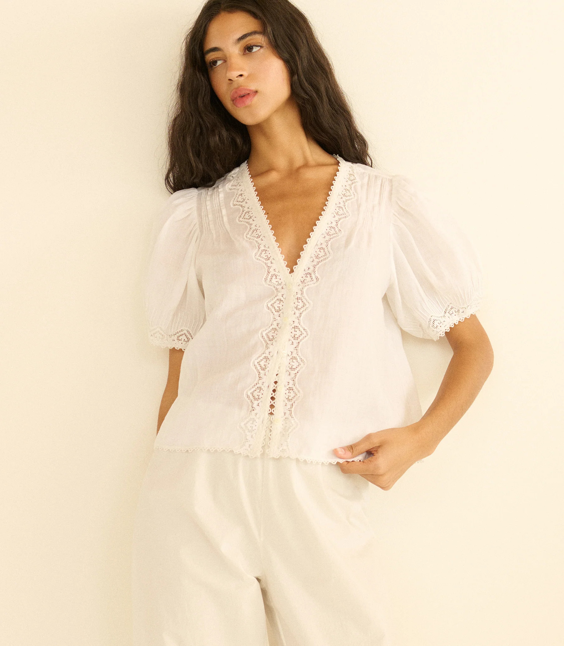 Brigitta Top - Salt | DÔEN | DOEN