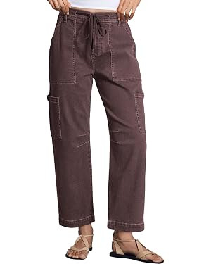 Dokotoo Jeans for Women Casual High Waisted Straight Wide Leg Pants Loose Cargo Denim Pants with ... | Amazon (US)