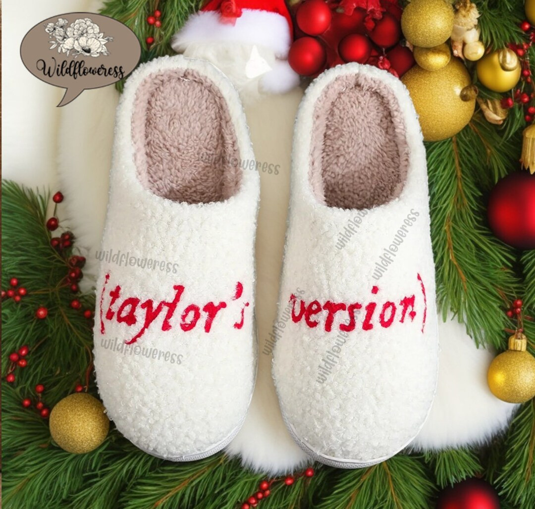 Taylor's Version Couple Slippers Taylor Swift Inspired - Etsy | Etsy (US)