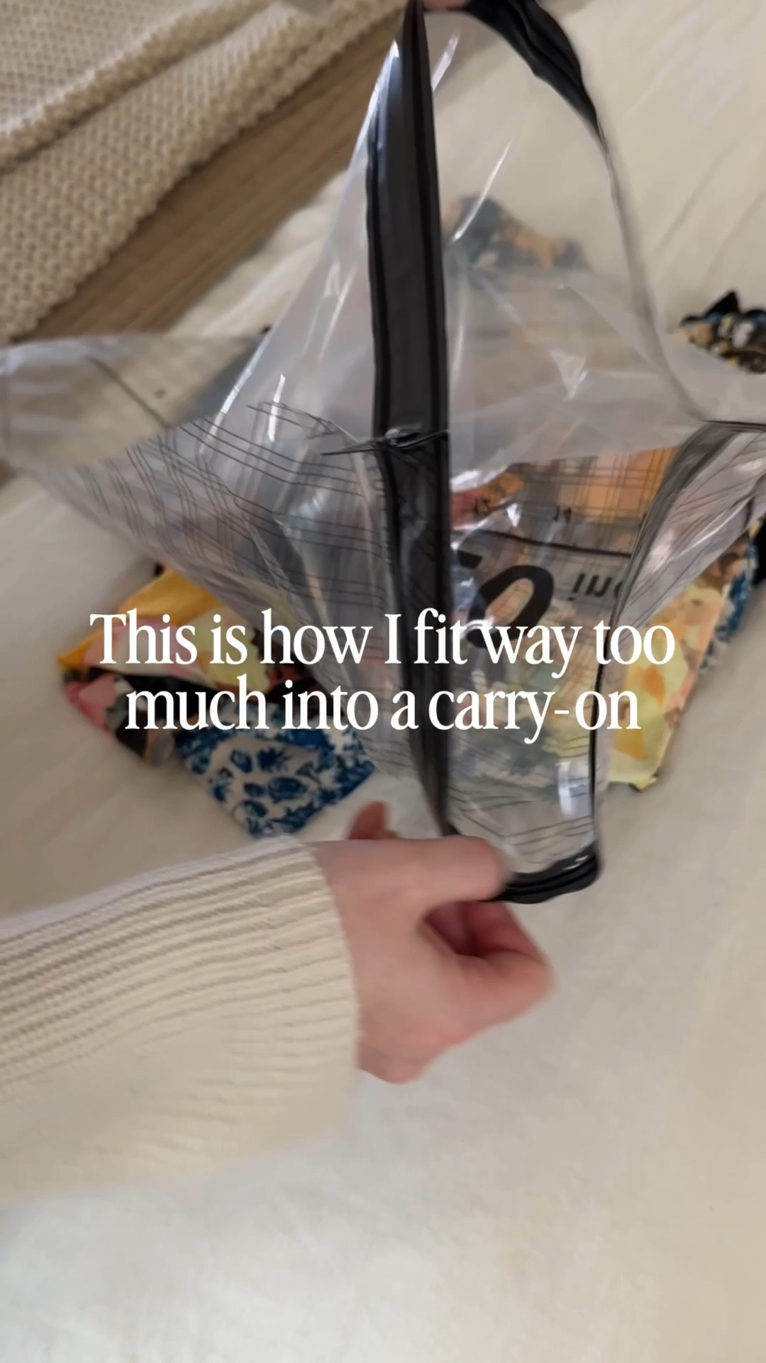 I recently went on a girls trip and packed carry on only, so saving space was my top priority. I was gifted these travel bags from Nicetree on Amazon and was excited to test them out.

They come in multiple sizes. The 20 inch size fit perfectly in my carry on, and the larger 28 inch has been great for storing extra bedding at home.

What really makes these different is the portable rechargeable vacuum pump. You can bring it with you and shrink everything back down before heading home instead of needing a full size vacuum. It made fitting everything back into my suitcase so much easier.

If you travel often or just want better storage solutions at home, these are definitely worth a look.

#LTKTravel #LTKHome