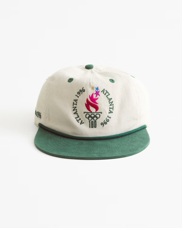 Olympics Graphic Flat Bill Hat | Abercrombie & Fitch (US)