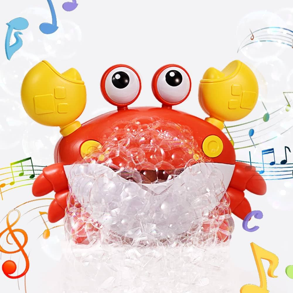 Crabby Bubble Bath Toy for Toddlers - Automatic Bubble Maker with 12 Children's Songs - Sing-Alon... | Amazon (US)