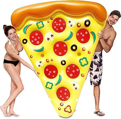 JOYIN Giant Inflatable Pizza Slice Pool Float, Fun Pool Floaties, Swim Party Toy, Summer Pool Raf... | Amazon (US)