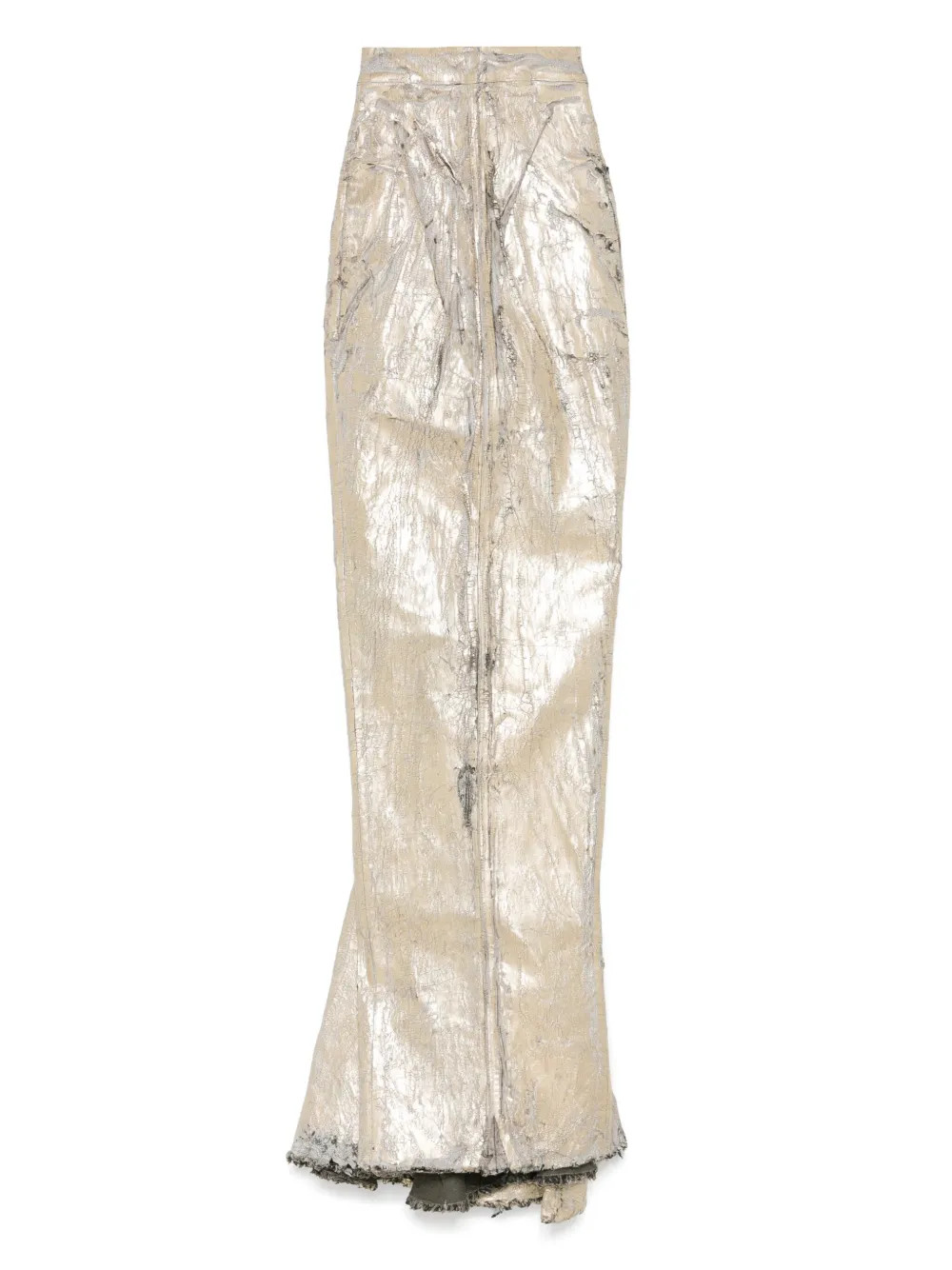Rick Owens Lido Maxi Skirt | Gold | FARFETCH | Farfetch Global