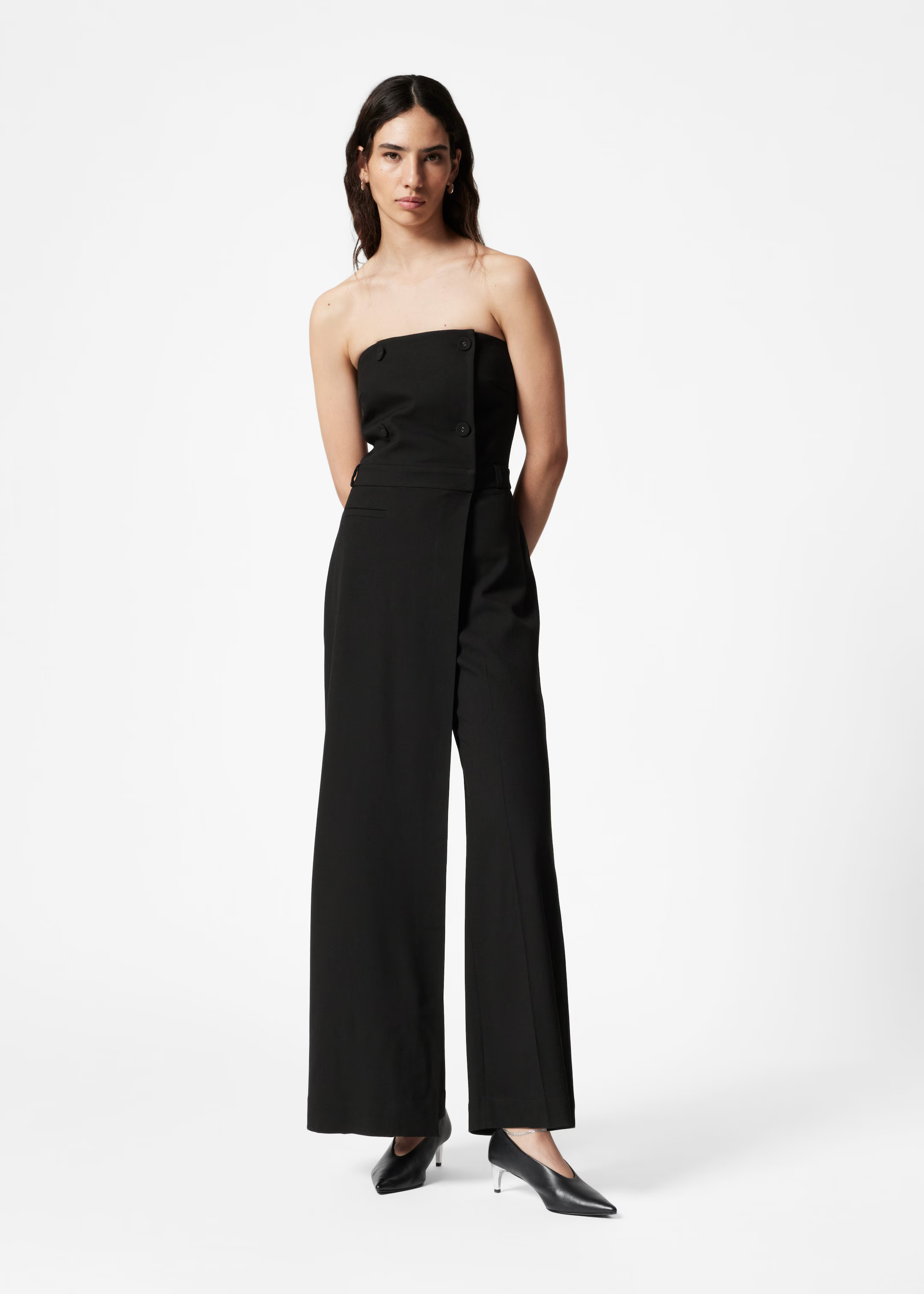 Double-Breasted Bustier Jumpsuit | & Other Stories EU